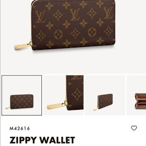 AUTHENTIC LV “zippy” wallet